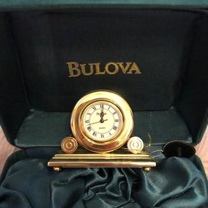 Bulova miniature clock